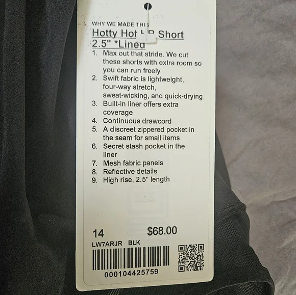 NWT LULULEMON Shorts - Picture 2 of 3